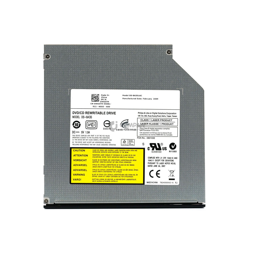 W637M DELL SLIMLINE DVD ROM FOR POWEREDGE 1950 2950